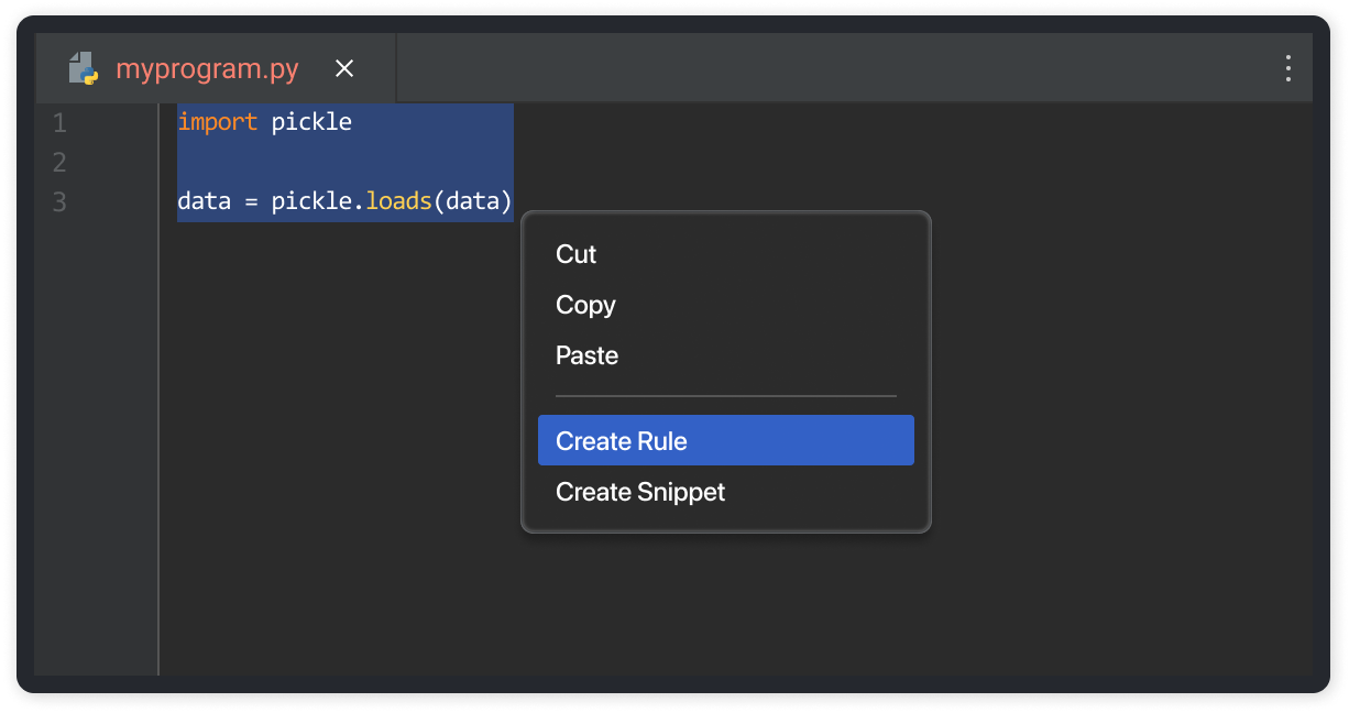 create new static analysis rules