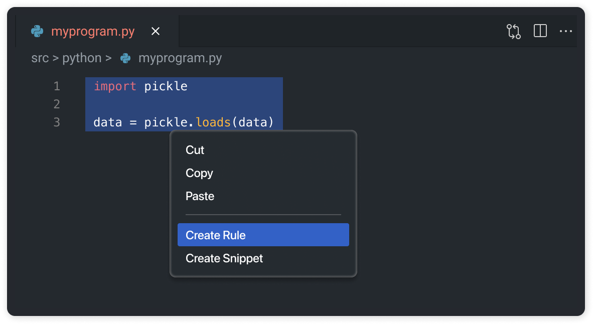 create new static analysis rules