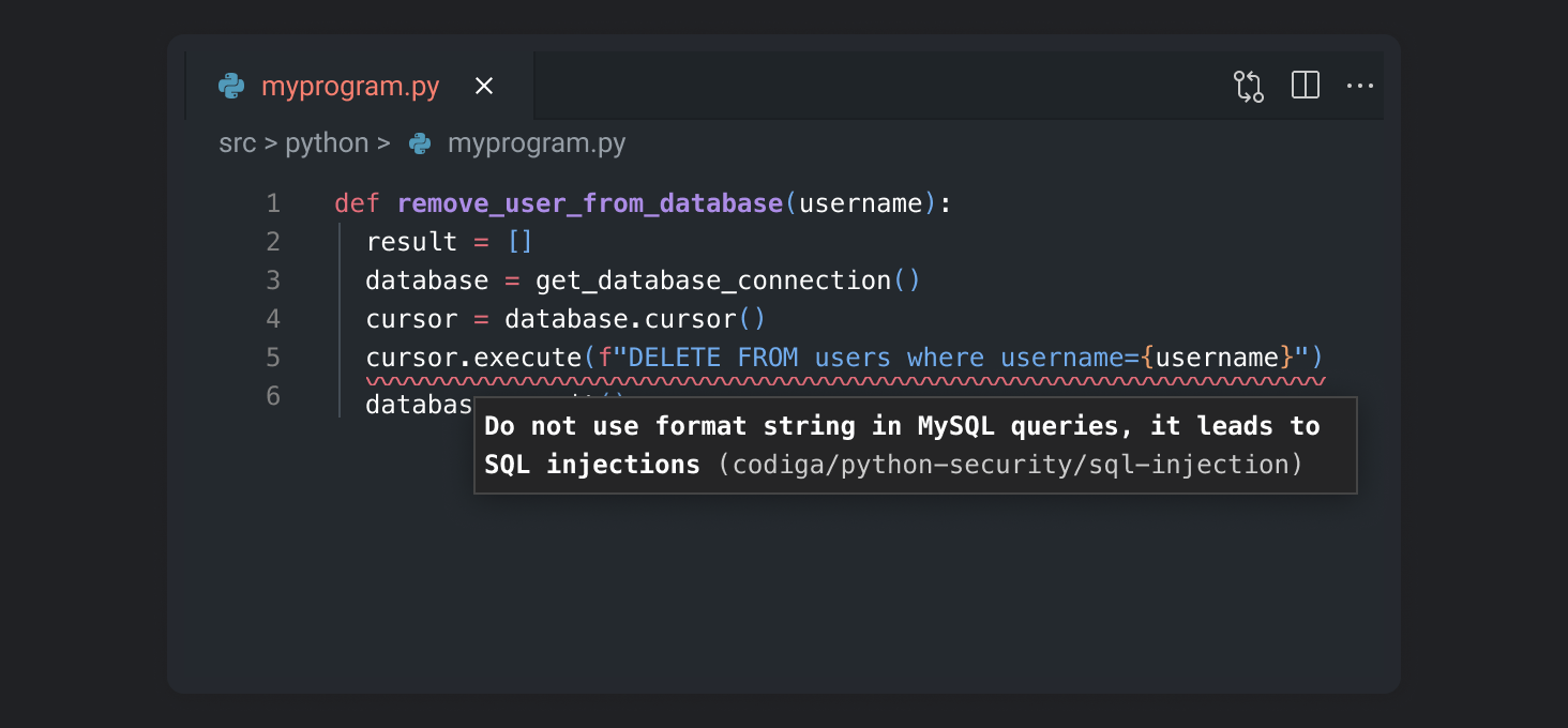 vs code static code analysis step 3