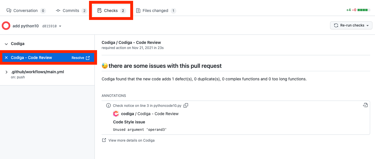 Customize Code Review results