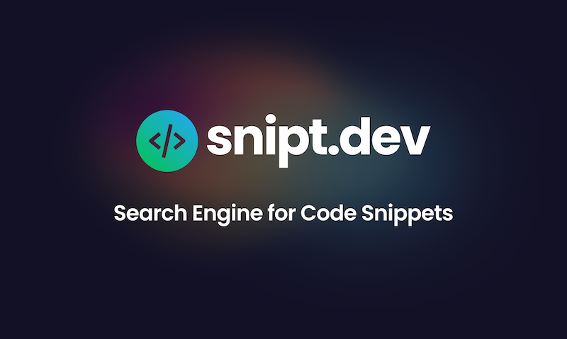 Snipt: Search Engine for Code Snippets