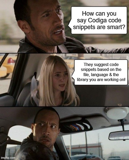 meme for smart code snippets